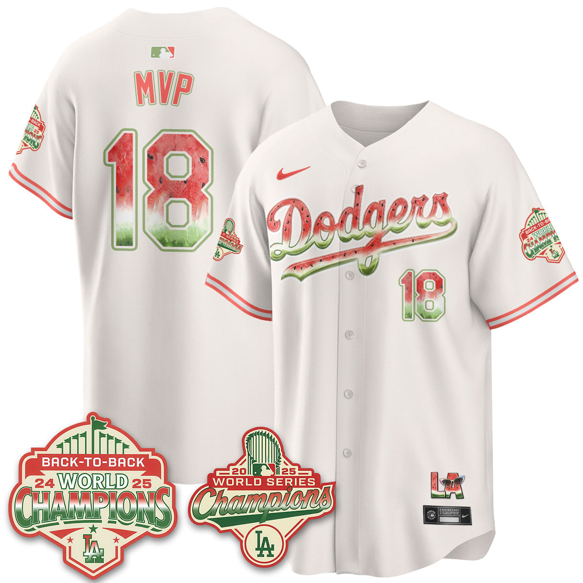 LAD National Watermelon Day Vapor Jersey - Stitched