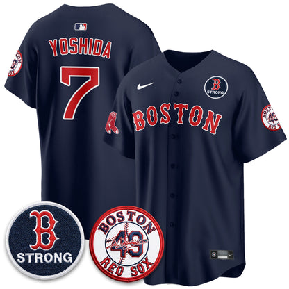 BOS Tim Wakefield Memorial Patch Vaper Premier Limited Jersey - Stitched V2