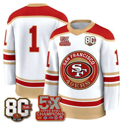 SF 4X Champs Hockey Jersey - Stitched