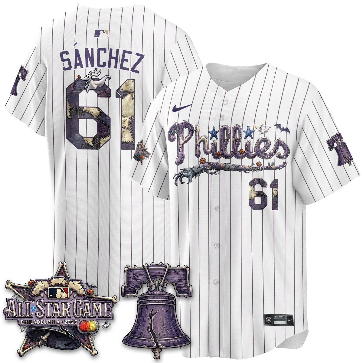 PHI Nightmare Edition Vapor Jersey - Stitched
