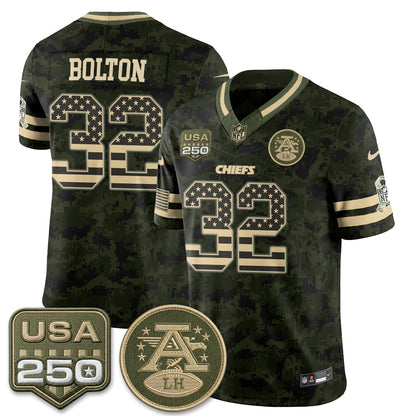 KC 2026 Salute to Service Vapor Jersey - Stitched