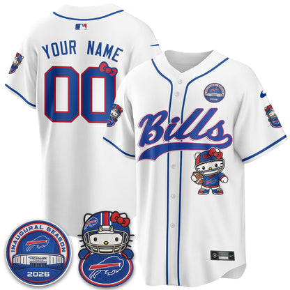 BUF x Meow  Vapor Custom Baseball Jersey - Stitched