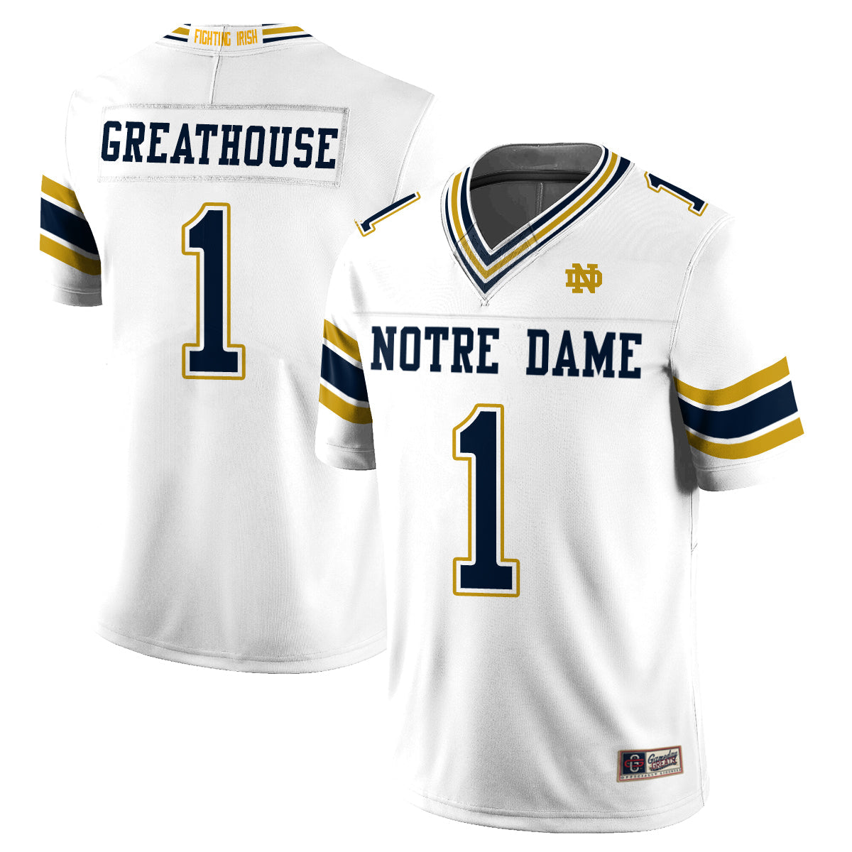 ND 2026 Shamrock Series Football Vapor Jersey - Stitched