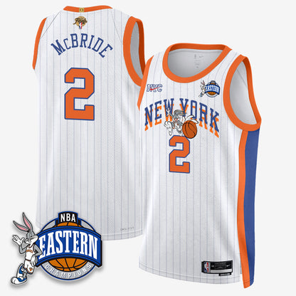 NYK 2026 NBA Finals x Bunny Vapor Jersey - Stitched