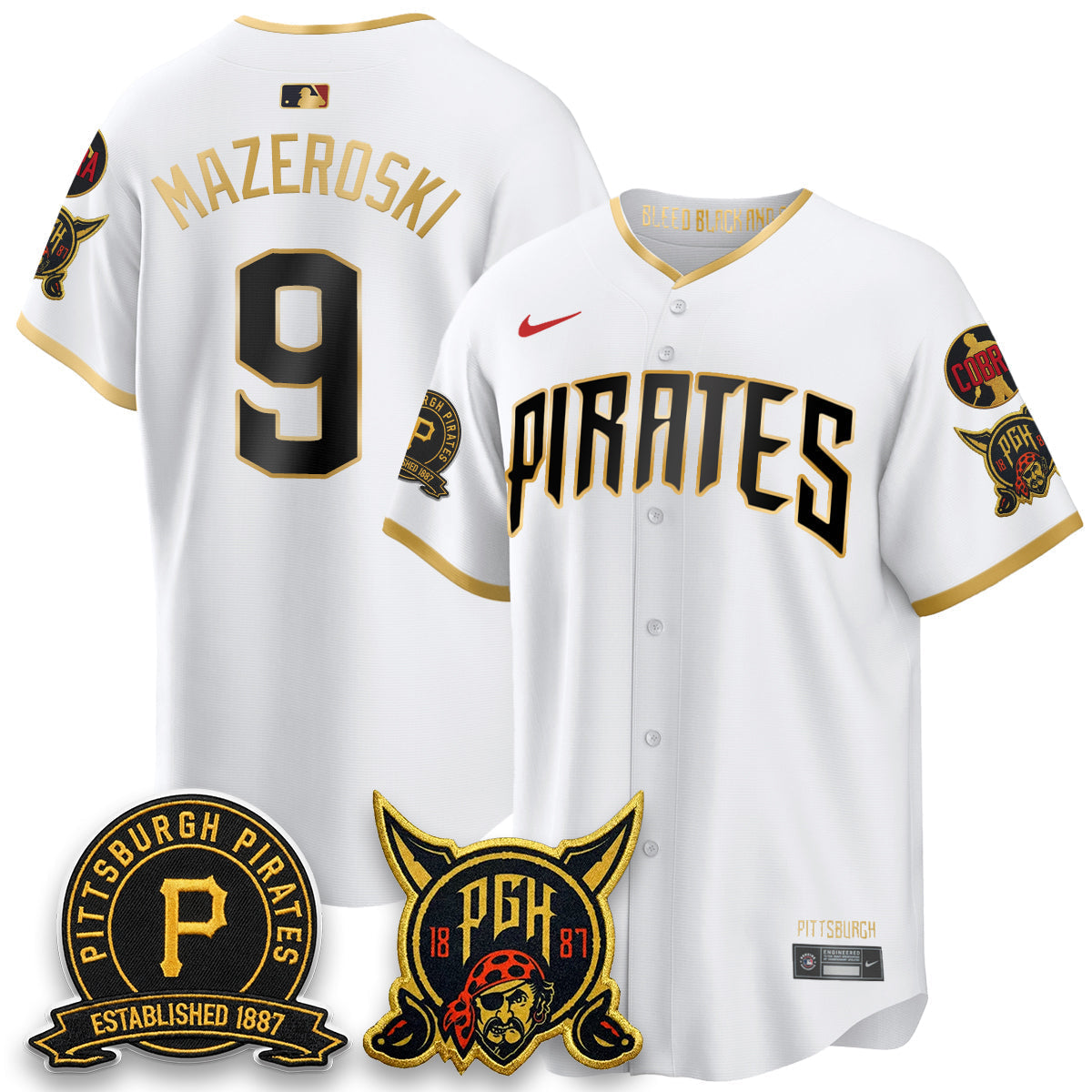 PIT Vapor Limited Jersey - Cobra & Est 1887 Patch - Stitched