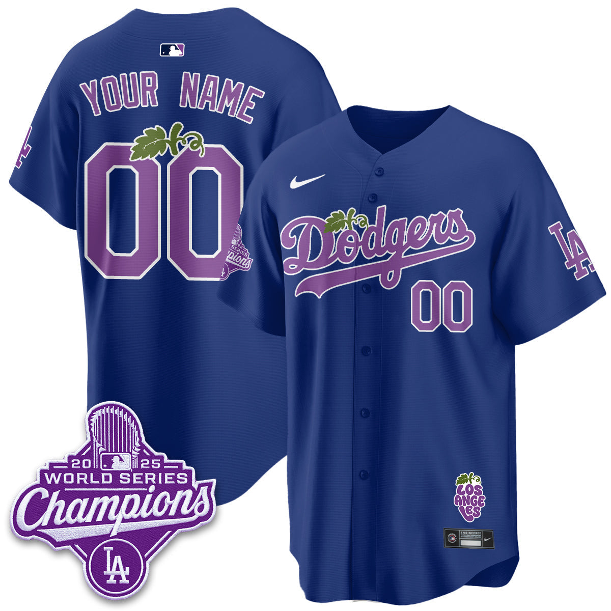 LAD Grape Edition Vapor Custom Jersey - Stitched