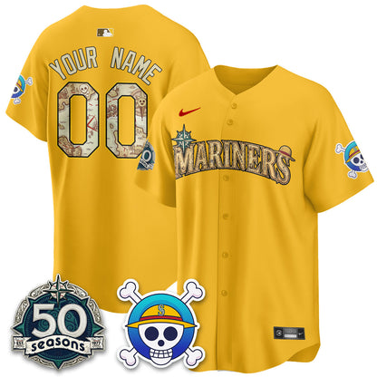 SEA OP Japanese Cartoon Vapor Limited Custom Jersey - Printed
