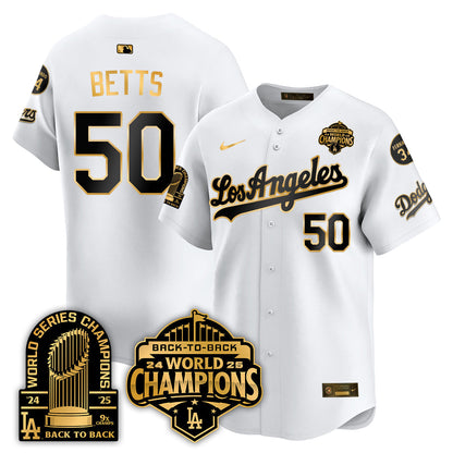 LAD Alternate Vapor Limited Jersey - 9x Champs - Stitched