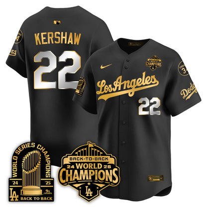 LAD Alternate Vapor Limited Jersey - 9x Champs - Stitched