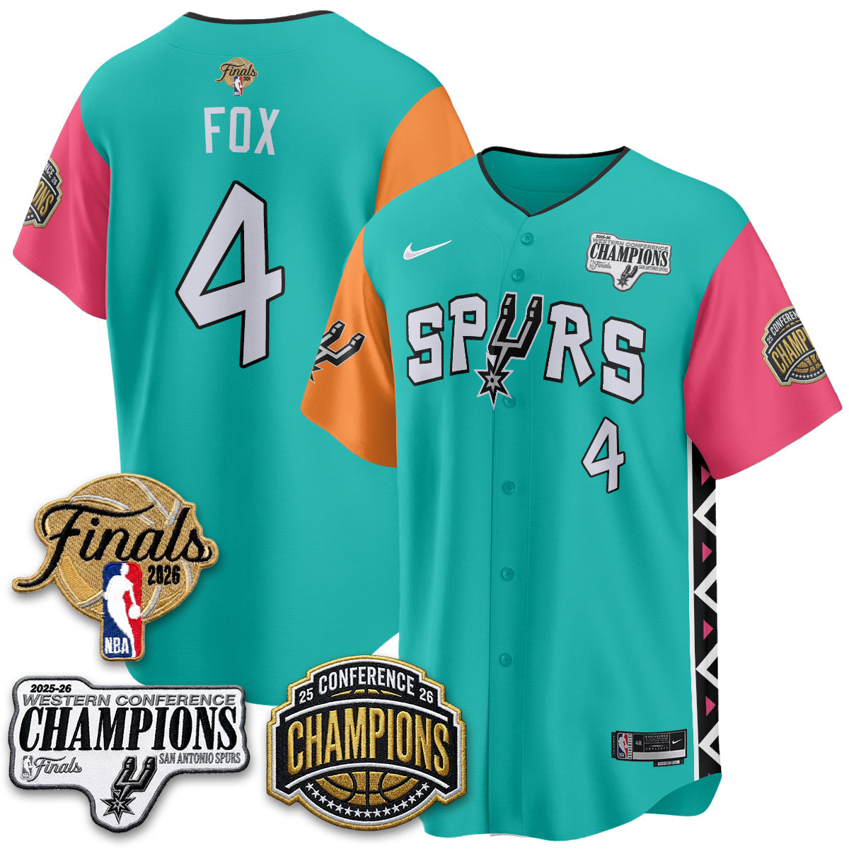 SAS 2026 Basketball Finals Vapor Jersey - Stitched