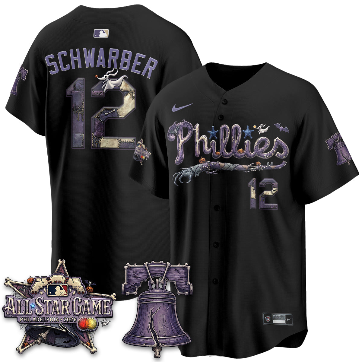 PHI Nightmare Edition Vapor Jersey - Stitched