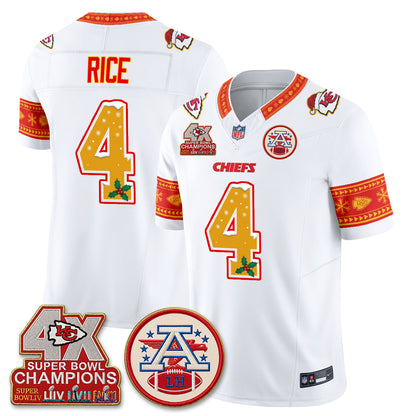 KC Xmas Edition Vapor Jersey - Stitched