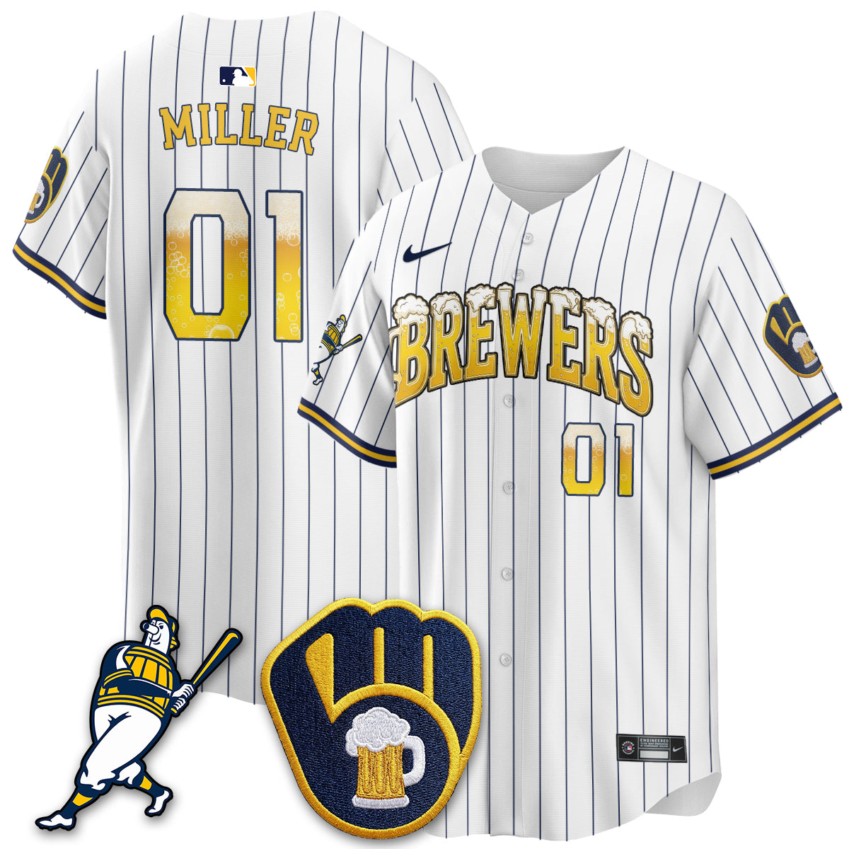 MIL "Pitcher & Pint" Edition Vapor Limited Jersey - Stitched