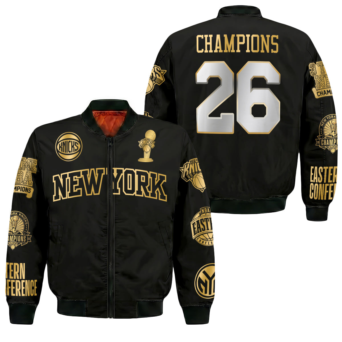 NYK 2026 NBA Finals Champions Limited Edition Bomber Jacket - Printed