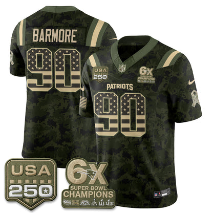 NE 2026 Salute to Service Edition Vapor Jersey - Stitched