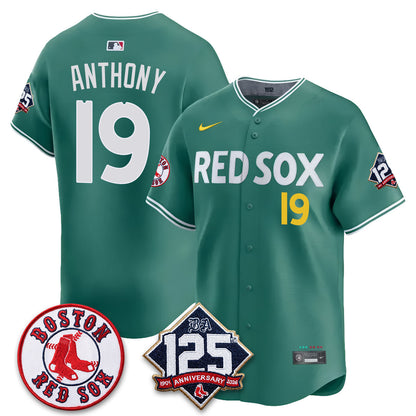 BOS 125th Anniversary Patch Vapor Jersey - Stitched-DTD