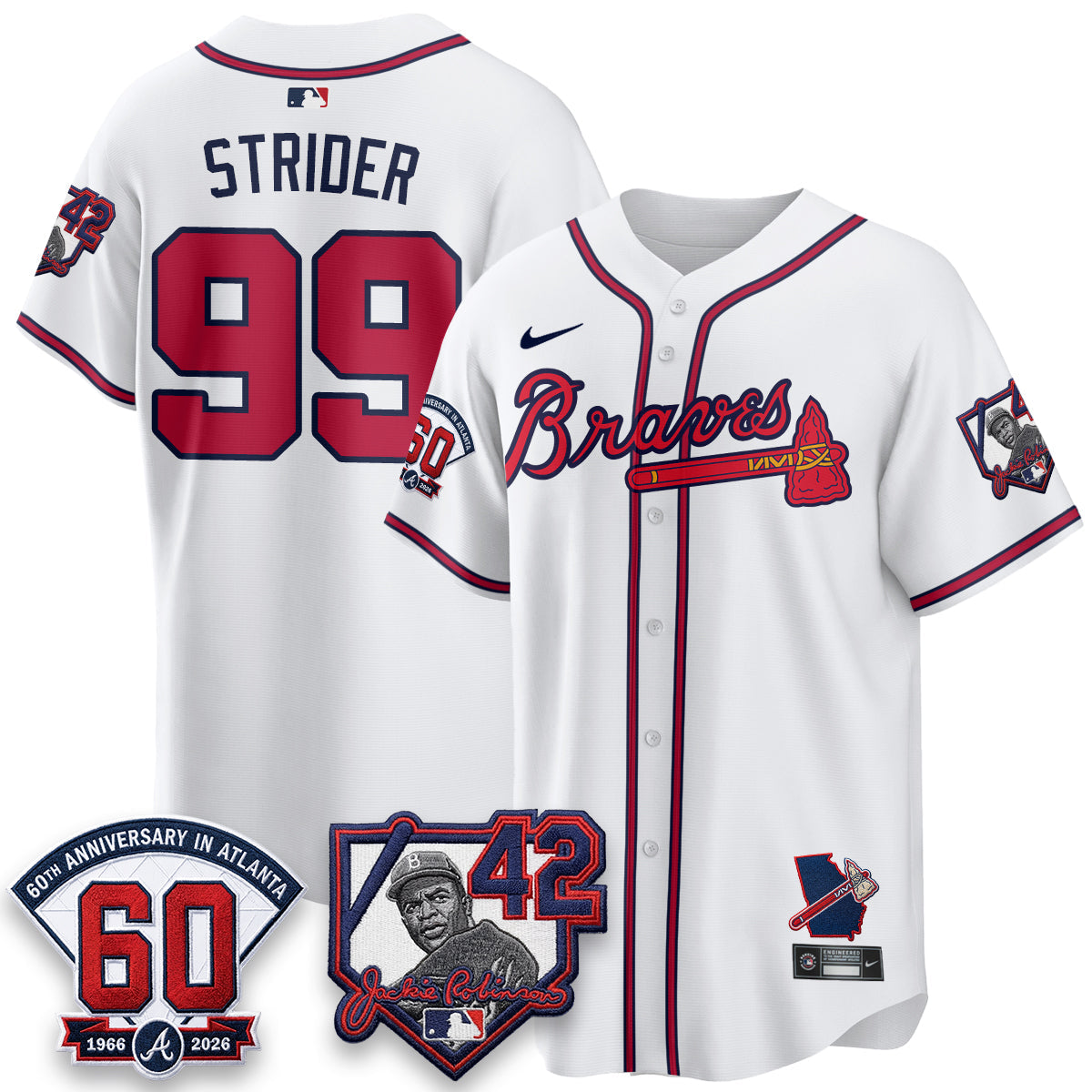 ATL 2026 Jackie Robinson Day Vapor Limited Jersey - Stitched