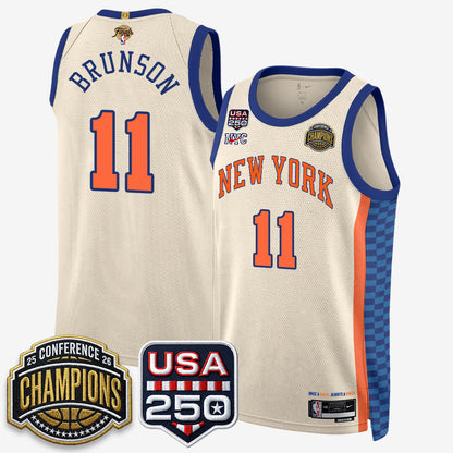 NYK 2026 NBA Eastern Conference Champions City Edition Jersey V2- Stitched