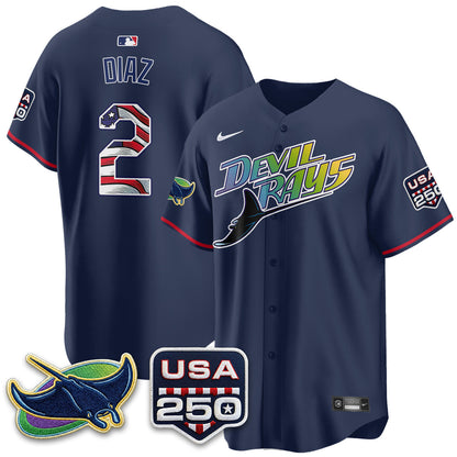 TB Independence Day USA 2026 City Connect Vapor Jersey - Stitched