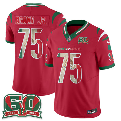 Cincinnati Bengals Mexico Edition Vapor Jersey - Stitched