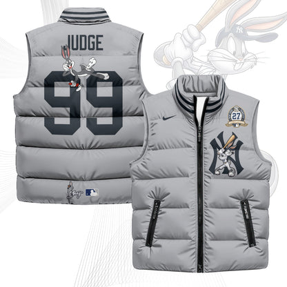 NYY Edition Unisex Puffer Vest - Printed