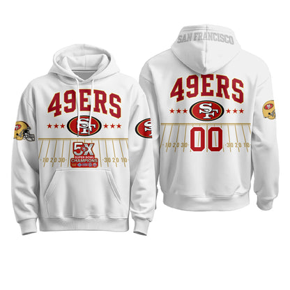 SF 5X SB Custom Fleece Hoodie - Printed