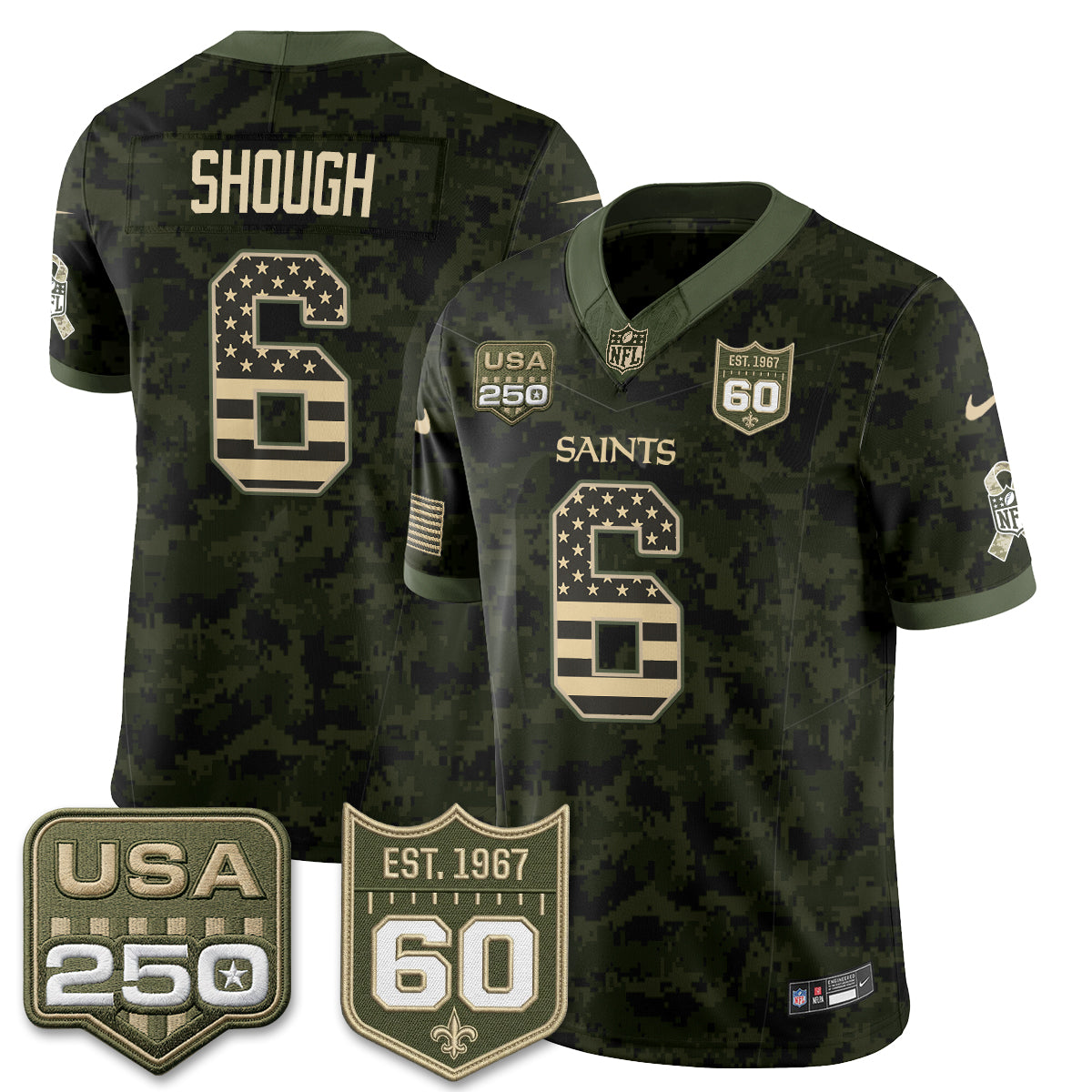 NO 2026 Salute to Service Vapor Jersey - Stitched