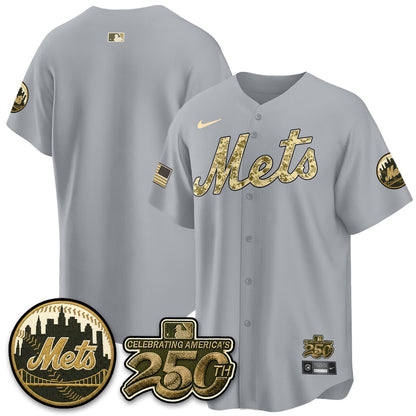 NYM Armed Forces Day Vapor Premier Limited Jersey - Stitched V2