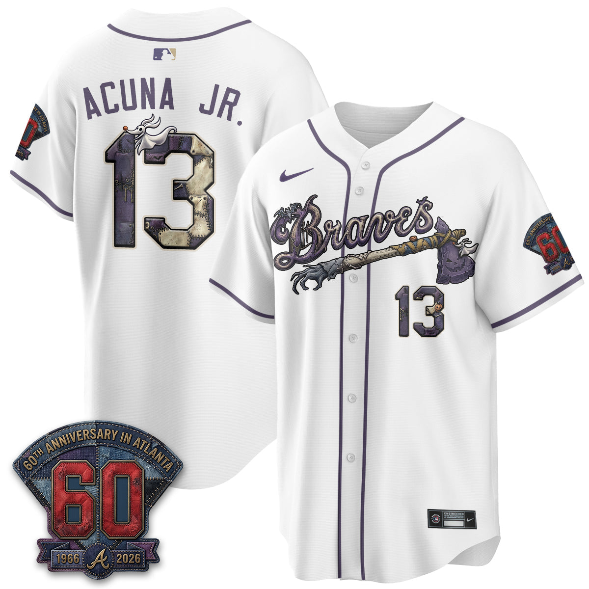 ATL Nightmare Edition Vapor Jersey - Stitched-NQD