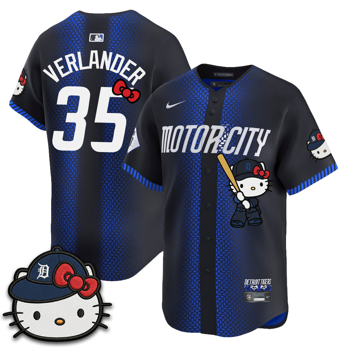 DET x Meow KT Edition Vapor Limited Jersey - Stitched
