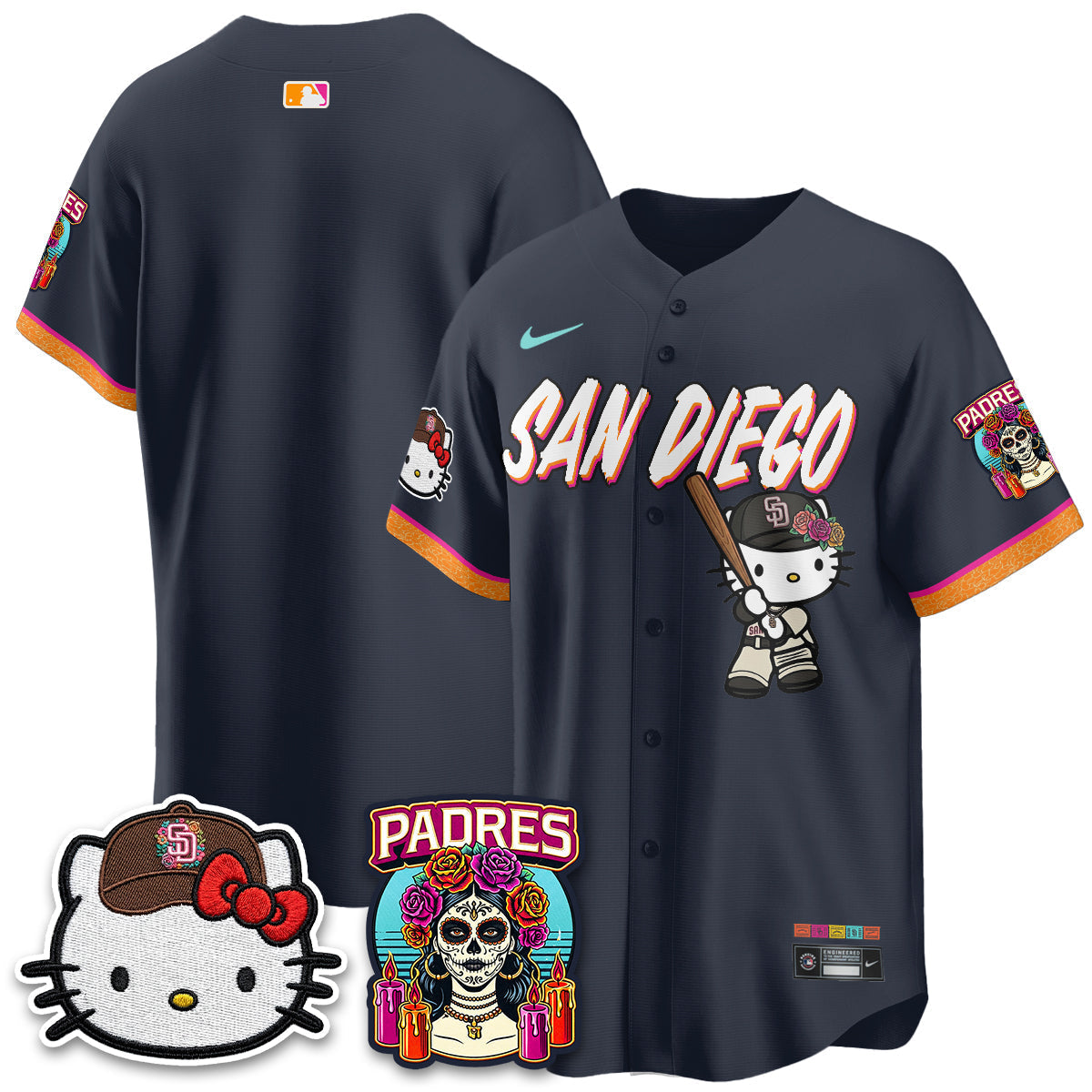 SD 2026 City Connect x Meow KT Vapor Limited Jersey - Stitched