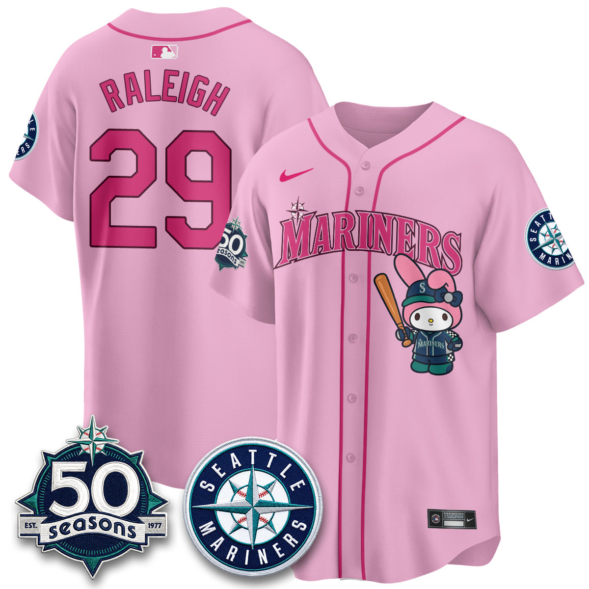 SEA x  Pink Sanrio Friend Vapor Jersey - Stitched