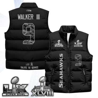 SEA 2026 Salute to Service Puffer Vest - Printed