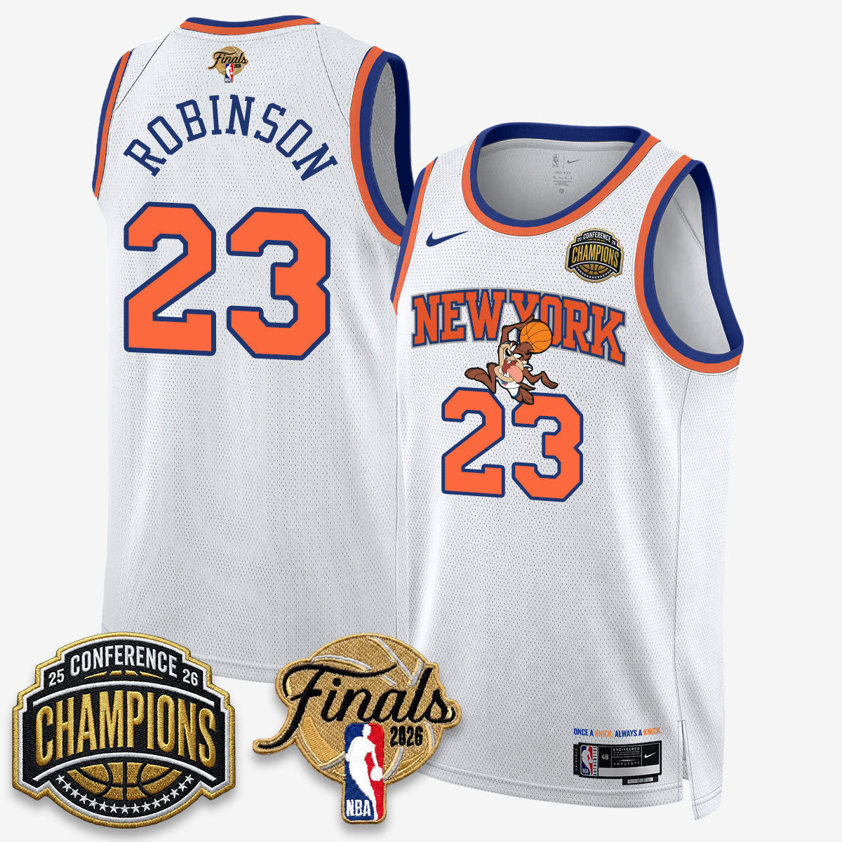 NYK 2026 NBA Eastern Conference Champions x Looney Tunes Vapor Jersey V2- Stitched