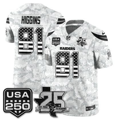 HOU 2026 Salute to Service Edition Vapor Jersey - Stitched