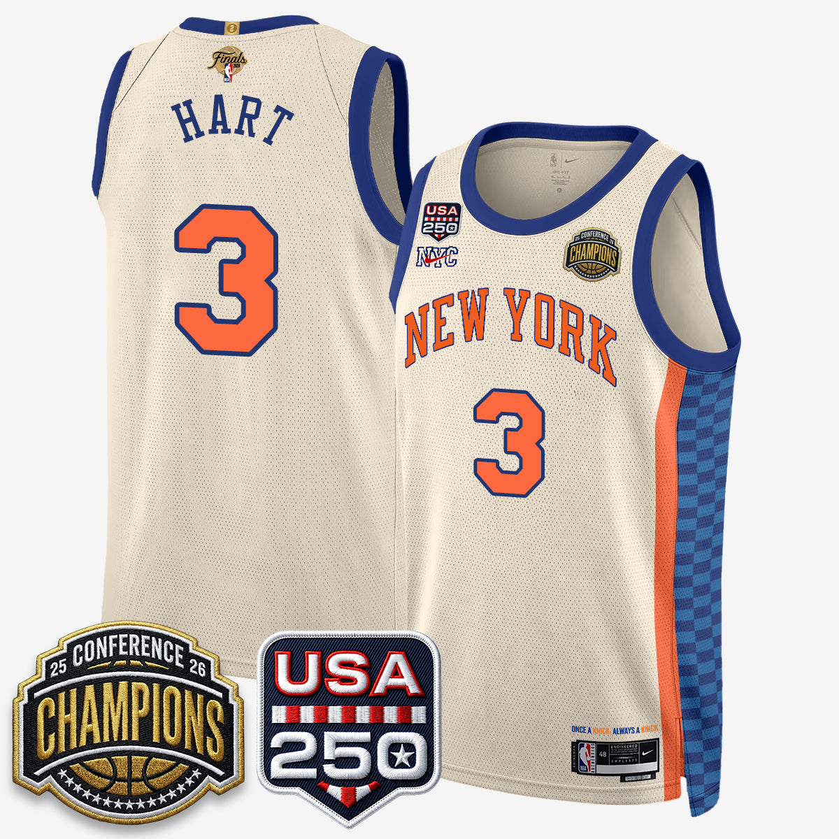 NYK 2026 NBA Eastern Conference Champions City Edition Jersey V2- Stitched
