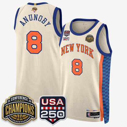 NYK 2026 NBA Eastern Conference Champions City Edition Jersey V2- Stitched