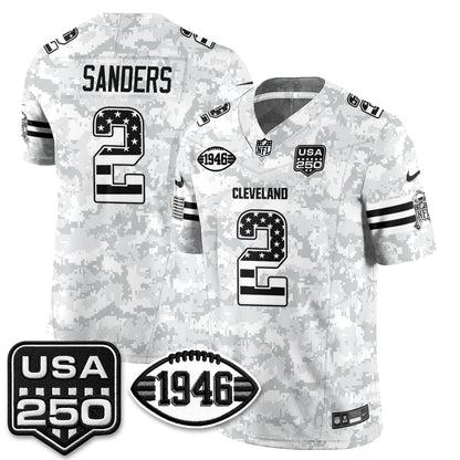 CLE 2026 Salute to Service Vapor Jersey - Stitched