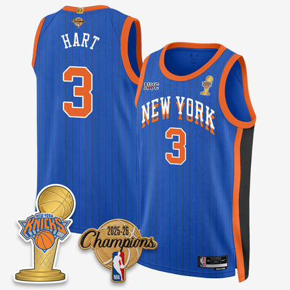 NYK 2026 Basketball Champions Vapor Jersey - Stitched