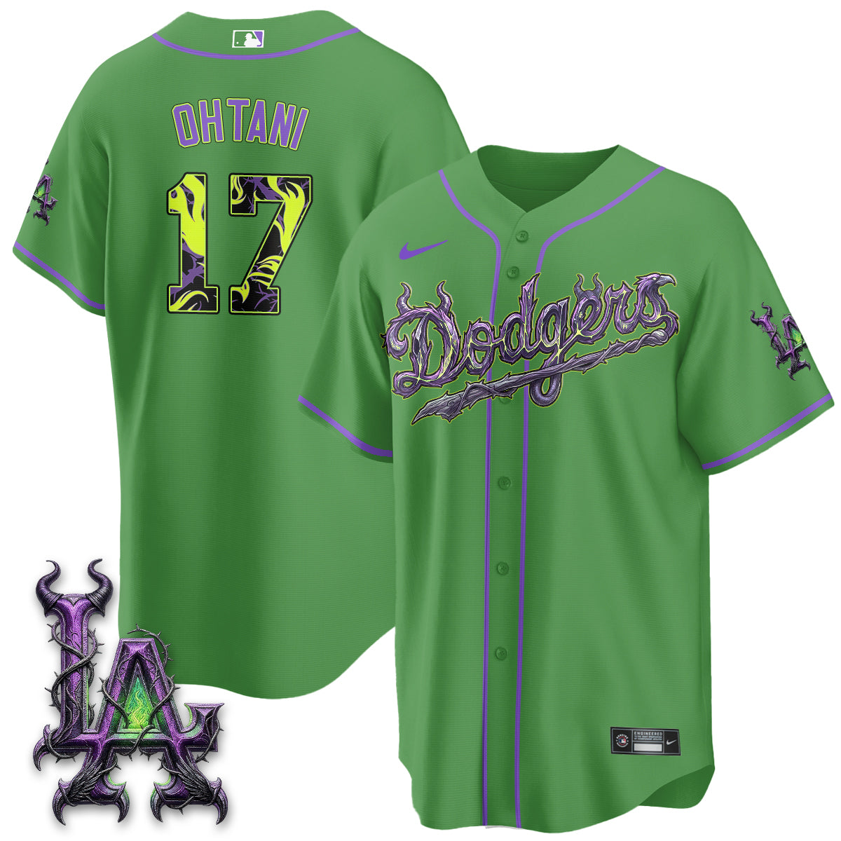 LAD Villains Halloween - Horned Queen Vapor Jersey- Stitched