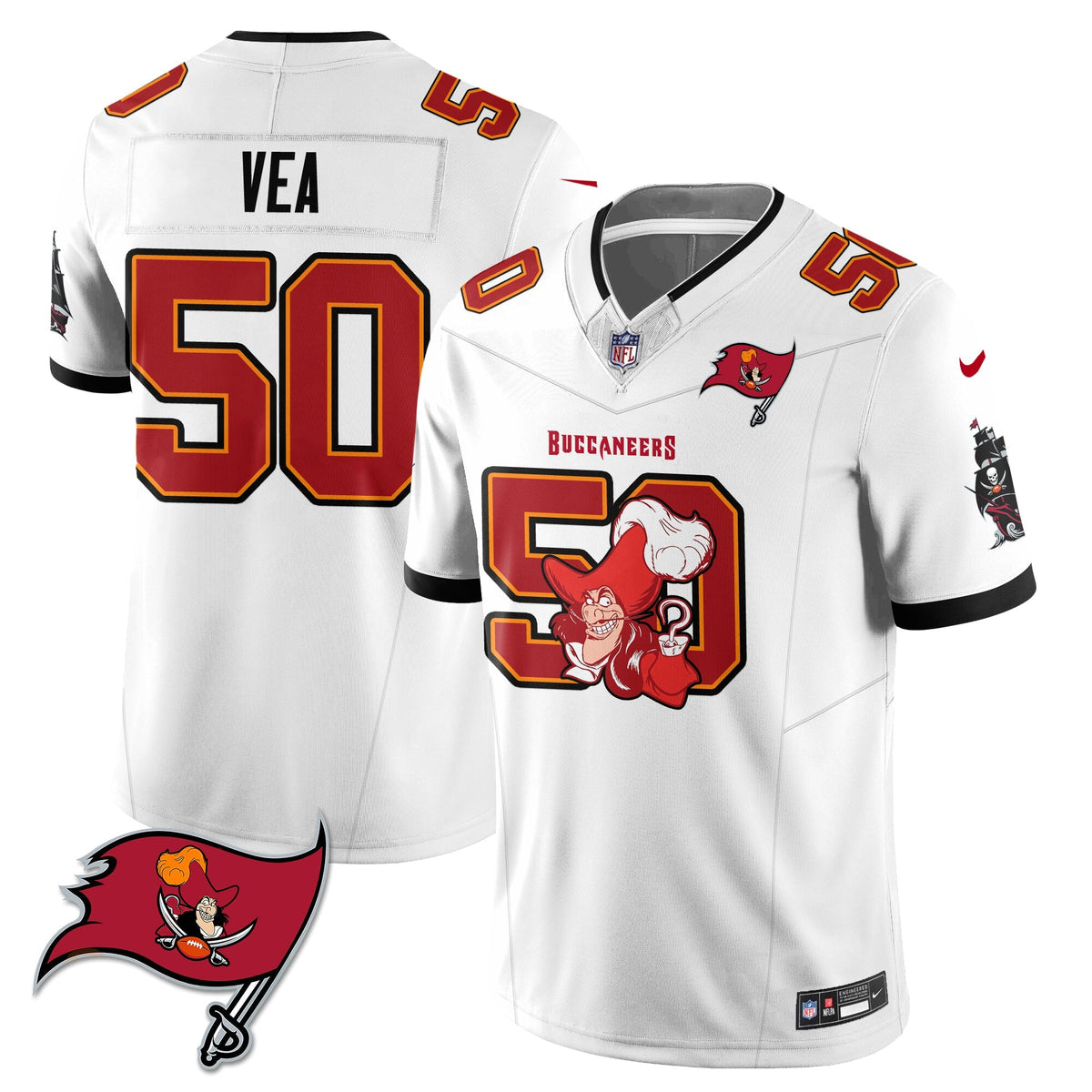 TB x Red Coat Captain Edition Vapor Jersey - Stitched
