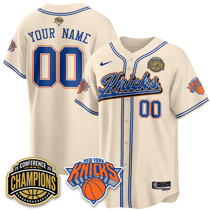 NYK 2026 NBA Finals Vapor City Edition Custom Jersey V2- Stitched