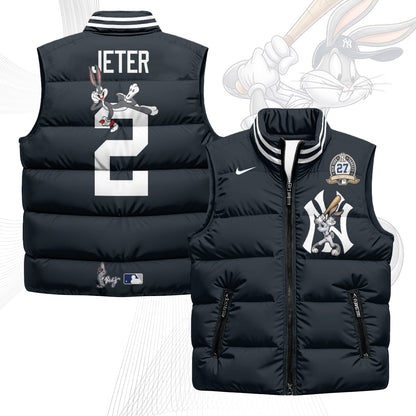 NYY Edition Unisex Puffer Vest - Printed