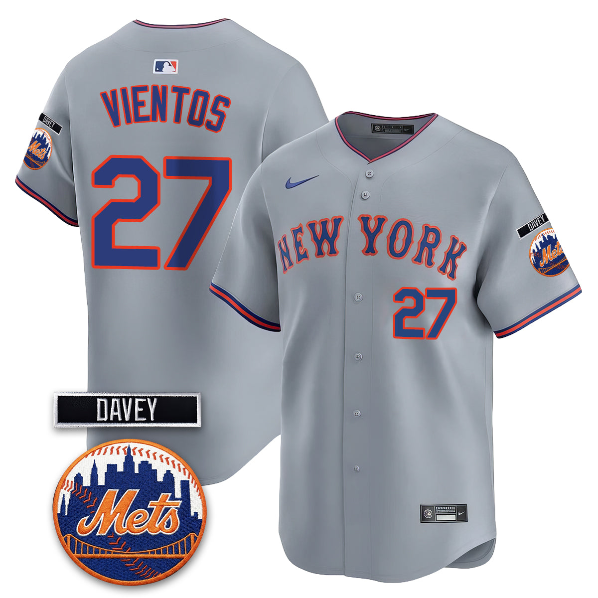 NYM 2026 Davey Johnson Memorial Vapor Limited Jersey - Stitched