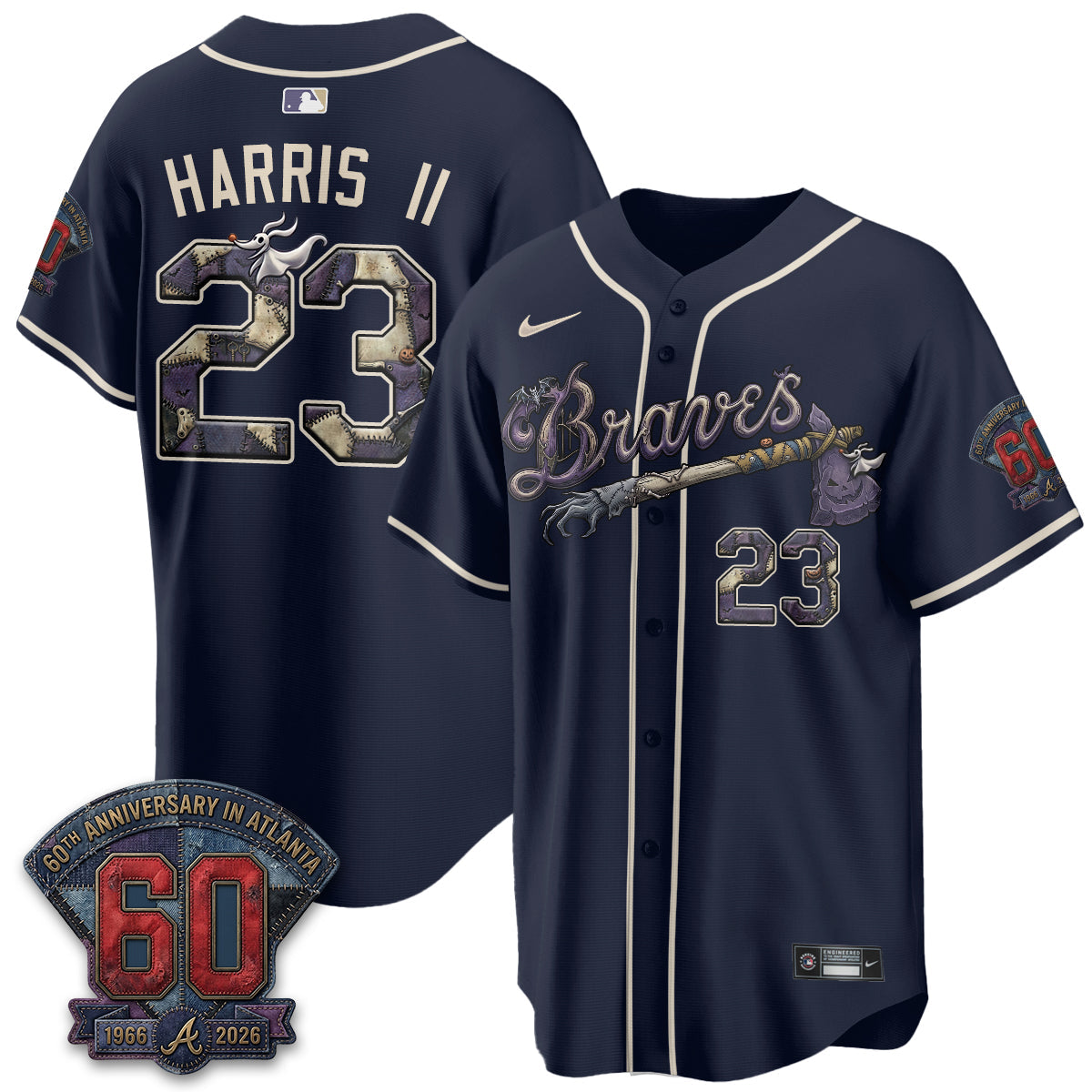 ATL Nightmare Edition Vapor Jersey - Stitched-NQD