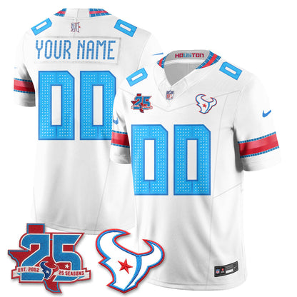 HOU 2026 Rivalries Vapor Custom Jersey - Stitched