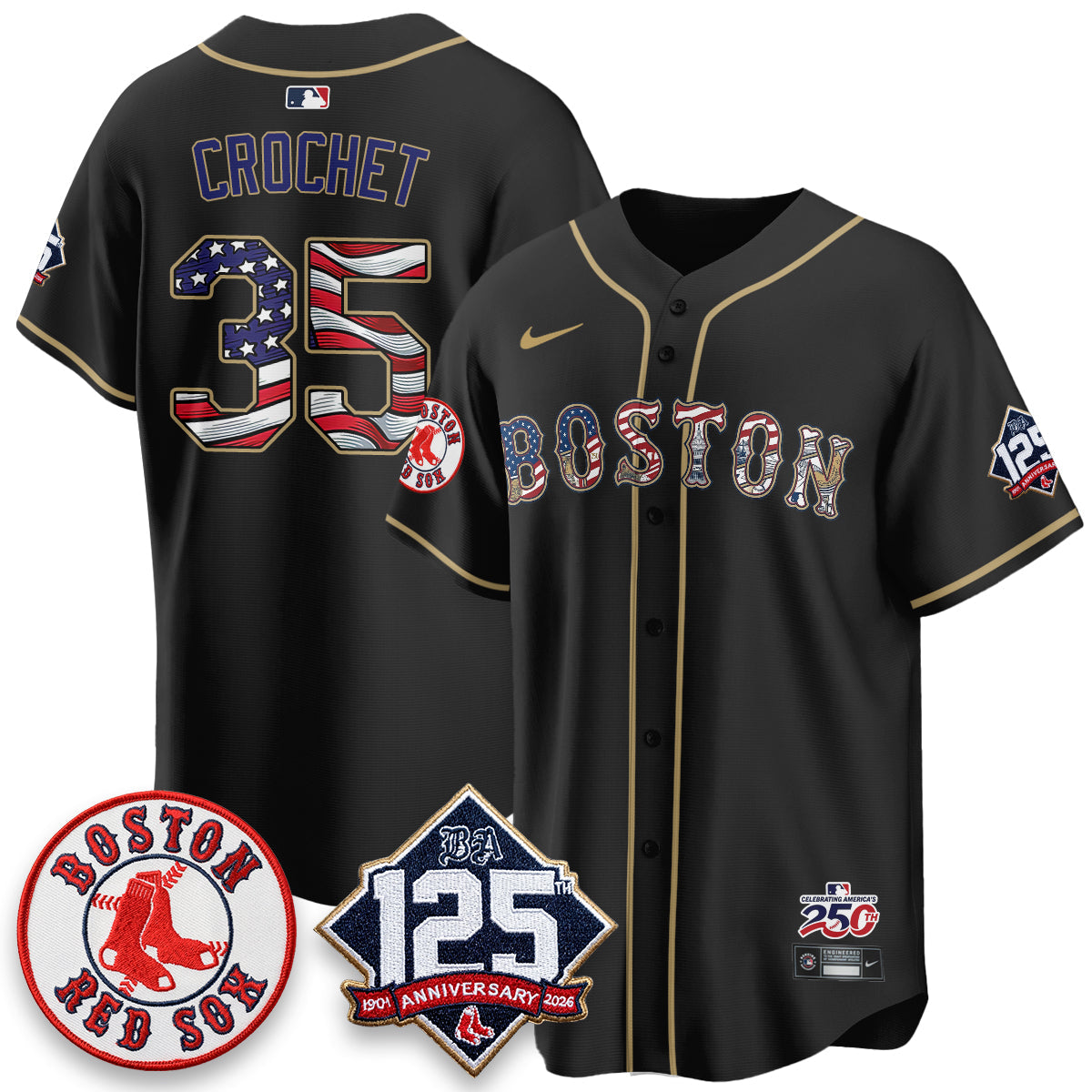 BOS 2026 Independence Day USA Vapor Limited Jersey - Stitched-DTD