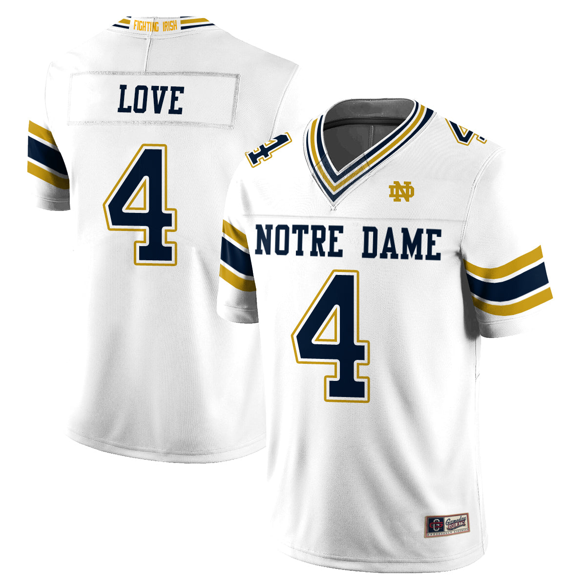 ND 2026 Shamrock Series Football Vapor Jersey - Stitched
