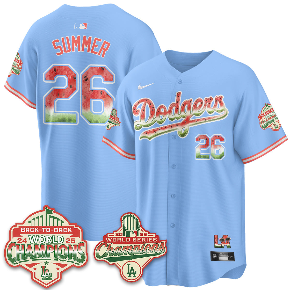 LAD National Watermelon Day Vapor Jersey - Stitched