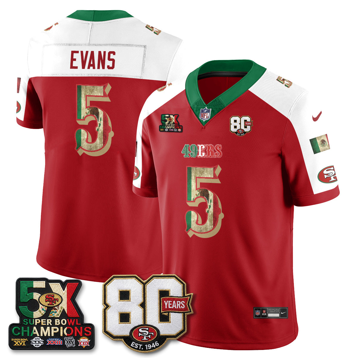 SF Mexican Edition Vapor Jersey - Stitched